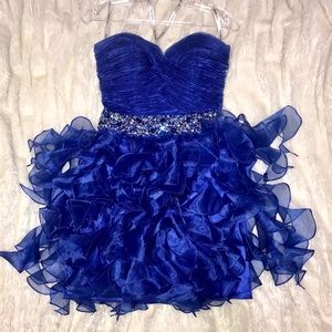 Sherri Hill Royal Blue Dress